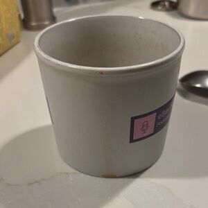 White Mug with Purple eBay Logo